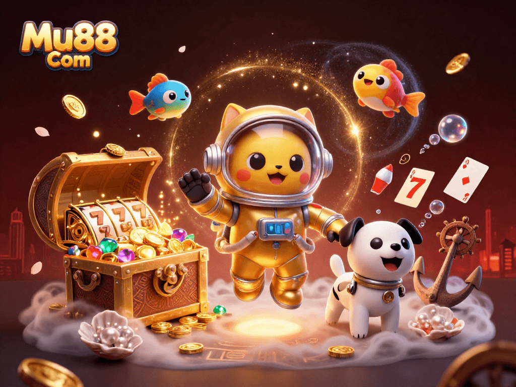 Engage with exciting Mu88 Com gameplay featuring a dazzling space adventure.