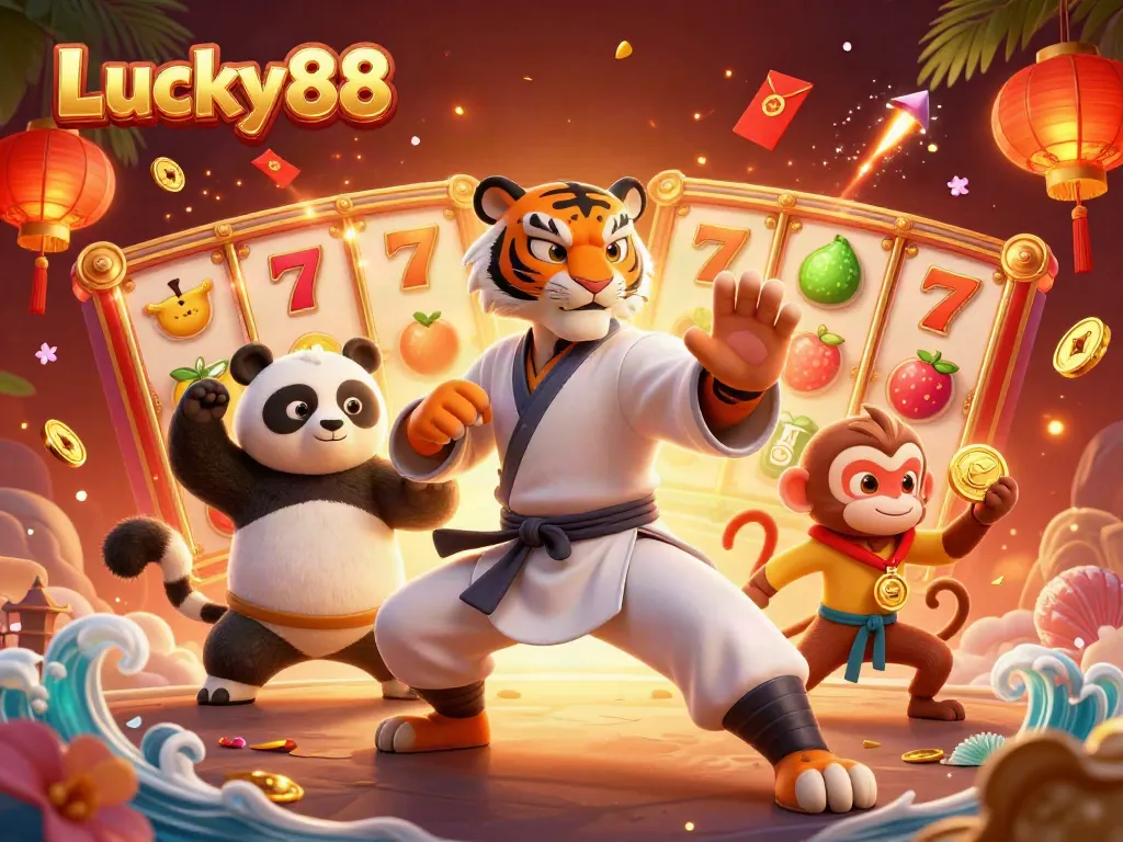 Experience the thrilling ambiance of Lucky88 with vibrant slot games and rich animations