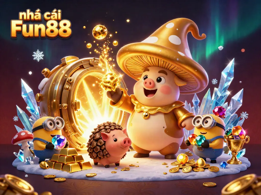 Experience extraordinary fun at nhà cái Fun88 with dazzling treasures and magical elements.