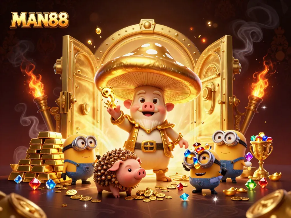 Experience thrilling gameplay dynamics at MAN88, where treasures await every spin in an extravagant casino.