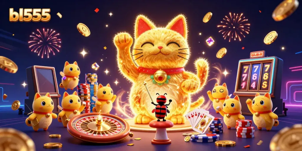 Catch the excitement of bl555 with dynamic casino symbols and vibrant visuals.
