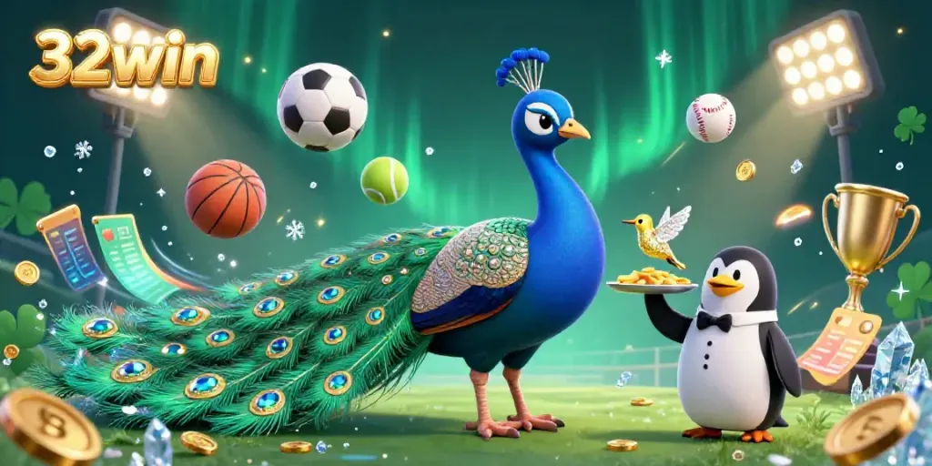 Experience excitement with the 32win peacock, sports elements, and dynamic casino gameplay.