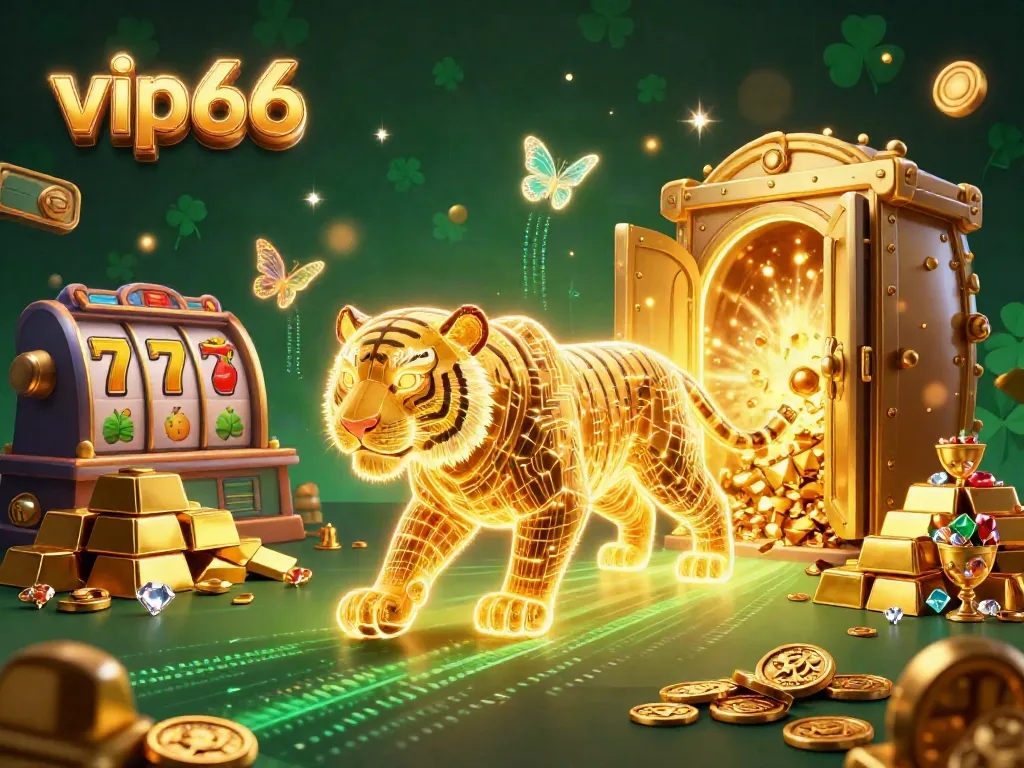 Experience the thrilling digital world of vip66 with immersive casino elements and vibrant visuals.