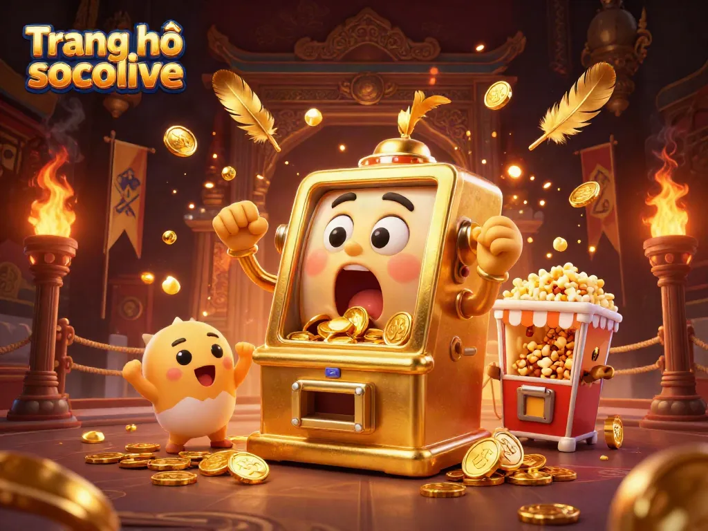 Experience the thrill of the game with Trang chủ socolive, showcasing a lively jackpot scene.