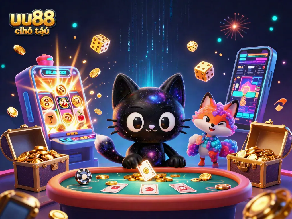 Win big with uu88 chính thức at a vibrant cosmic casino featuring thrilling game elements.